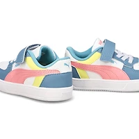 Baskets PUMA CAVEN 2.0 BLOCK, blanc/rose/bleu froi
