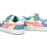 Infants'  G Caven 2.0 Block Sneaker - White/Pinksc
