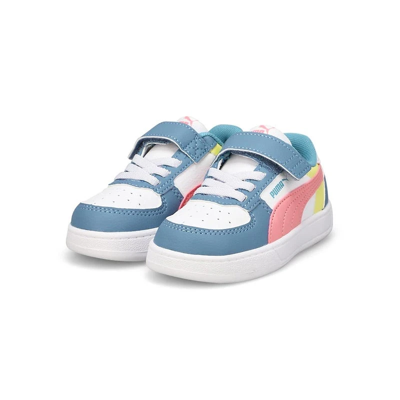 Baskets PUMA CAVEN 2.0 BLOCK, blanc/rose/bleu froi