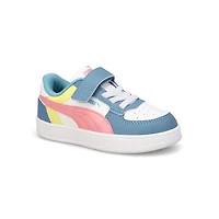 Baskets PUMA CAVEN 2.0 BLOCK, blanc/rose/bleu froi
