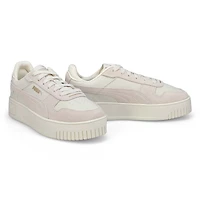 Women's Carina Street Suede Lace Up Sneaker - Grey