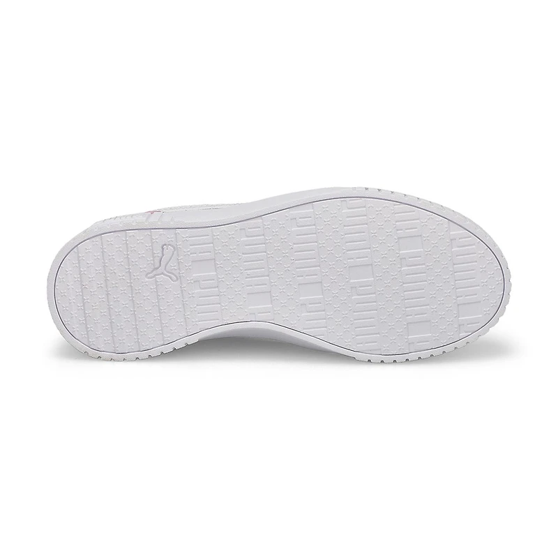 Girls' Carina 2.0 Tropical Jr Sneaker - White/Turq