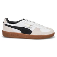 Baskets à lacets PALERMO, glaçure cobalt/blanc, ho