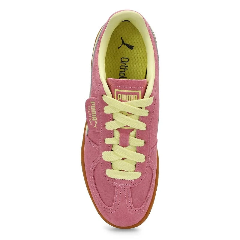 Women's Palermo Lace Up Sneaker - Poised Pink/Gold