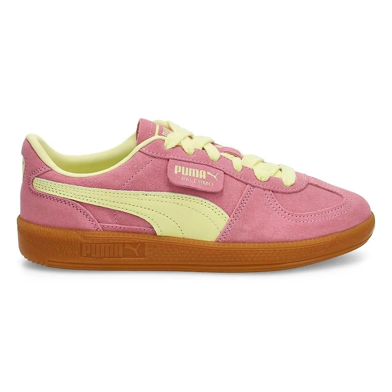 Women's Palermo Lace Up Sneaker - Poised Pink/Gold