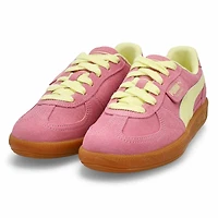 Women's Palermo Lace Up Sneaker - Poised Pink/Gold