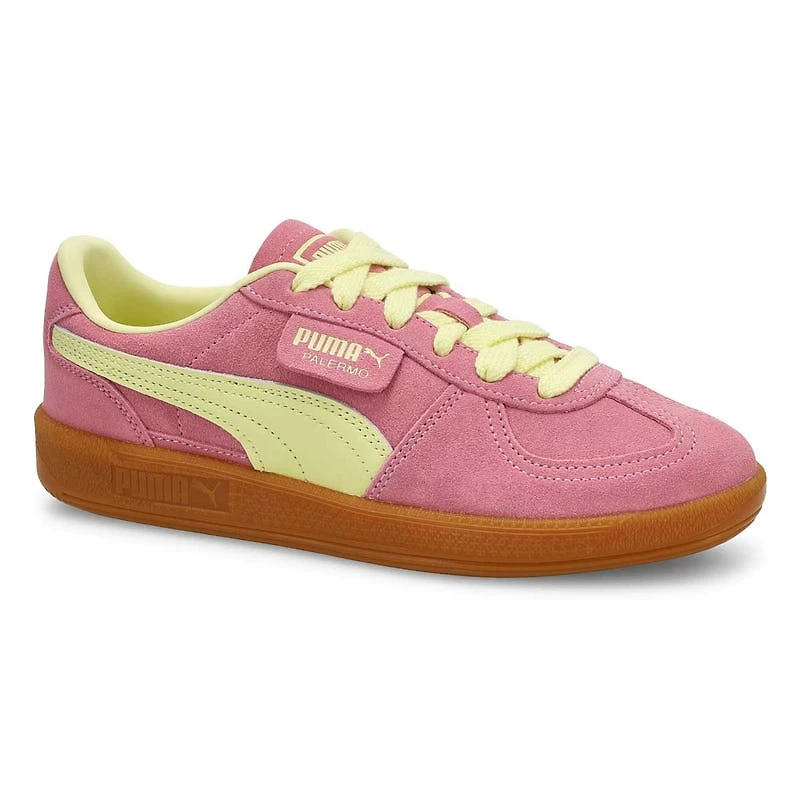 Women's Palermo Lace Up Sneaker - Poised Pink/Gold