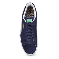 Baskets en SUEDE à lacets CLASSIC, noir/blan