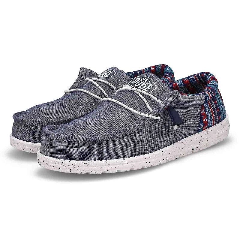 Men's Wally Eco Funk Casual Shoe - Jacquard