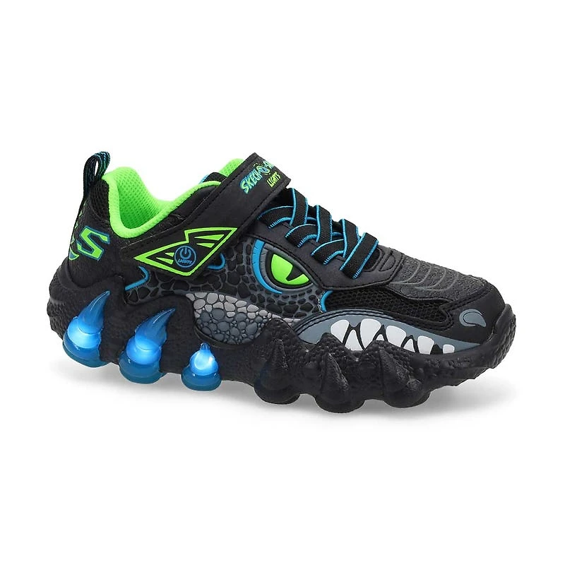 Boys'  Skech-O-Saurus Lights 2.0 Sneaker - Black/B