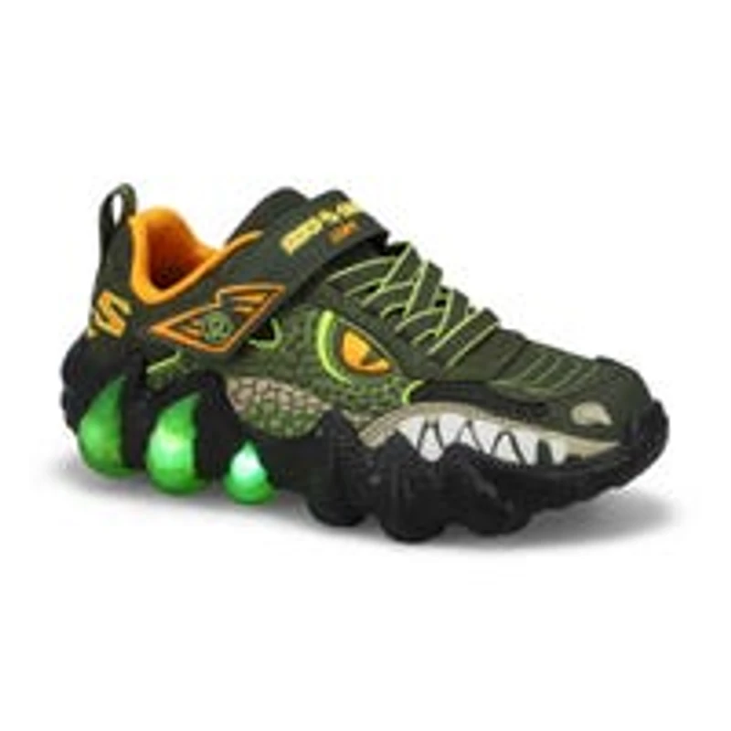 Boys'  Skech-O-Saurus Lights 2.0 Sneaker - Black/B