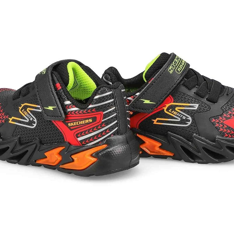 Infants' S Lights Flex-Glow Bolt Sneaker - Black/