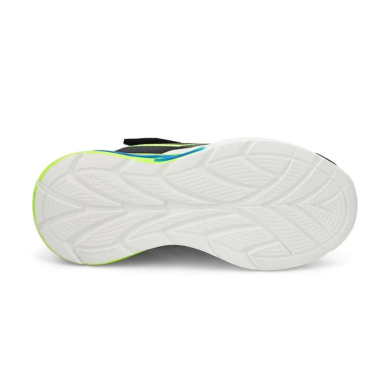 Boys'  S Lights Flex-Glow Ultra Sneaker - Blue/Lim