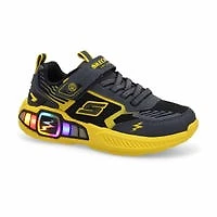 Boys'  Light Storm 3.0 Sneaker - Charcoal/Yellow