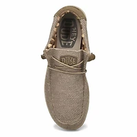Kid's Wally Sox Micro Casual Shoe - Beige