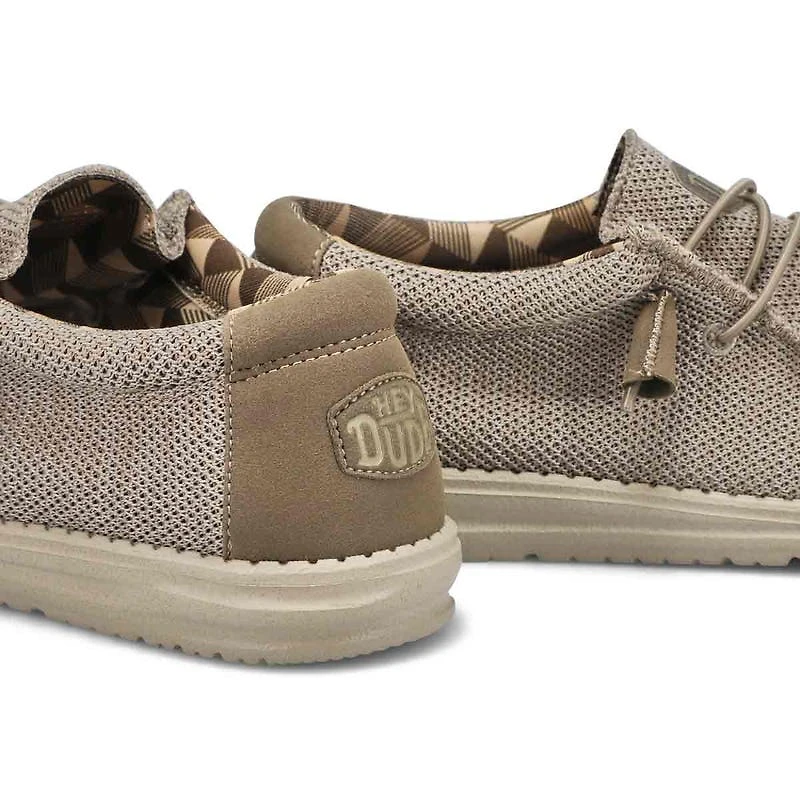 Kid's Wally Sox Micro Casual Shoe - Beige