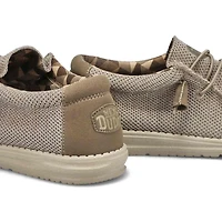 Kid's Wally Sox Micro Casual Shoe - Beige
