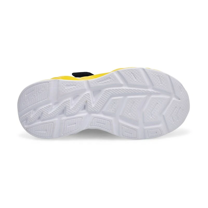 Boys' Light Surge Up Sneaker - Navy/Yellow