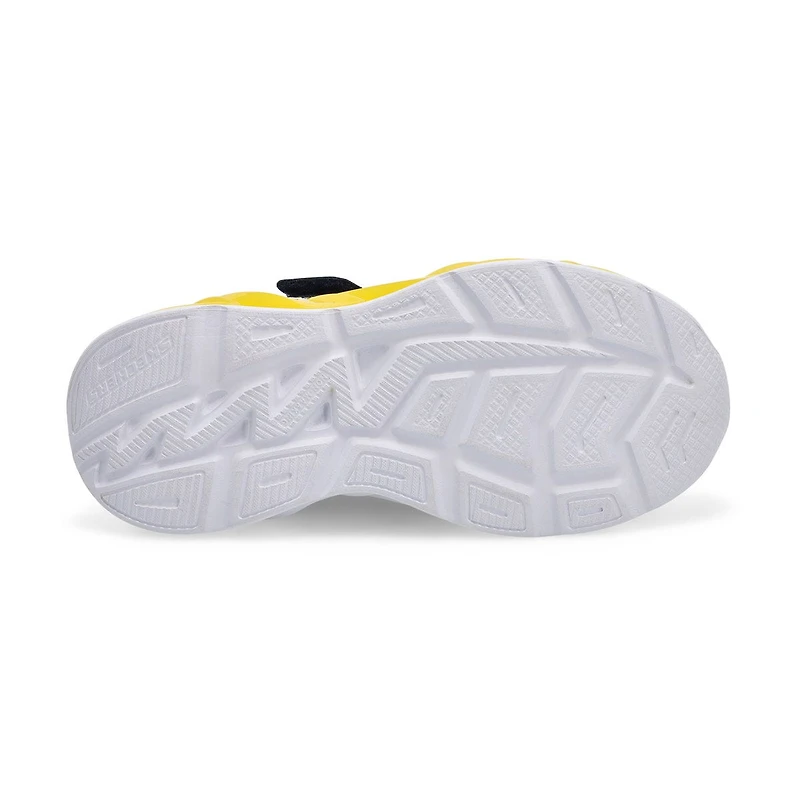Boys' Light Surge Up Sneaker - Navy/Yellow