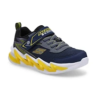 Boys'  Light Surge Up Sneaker - Navy/Yellow