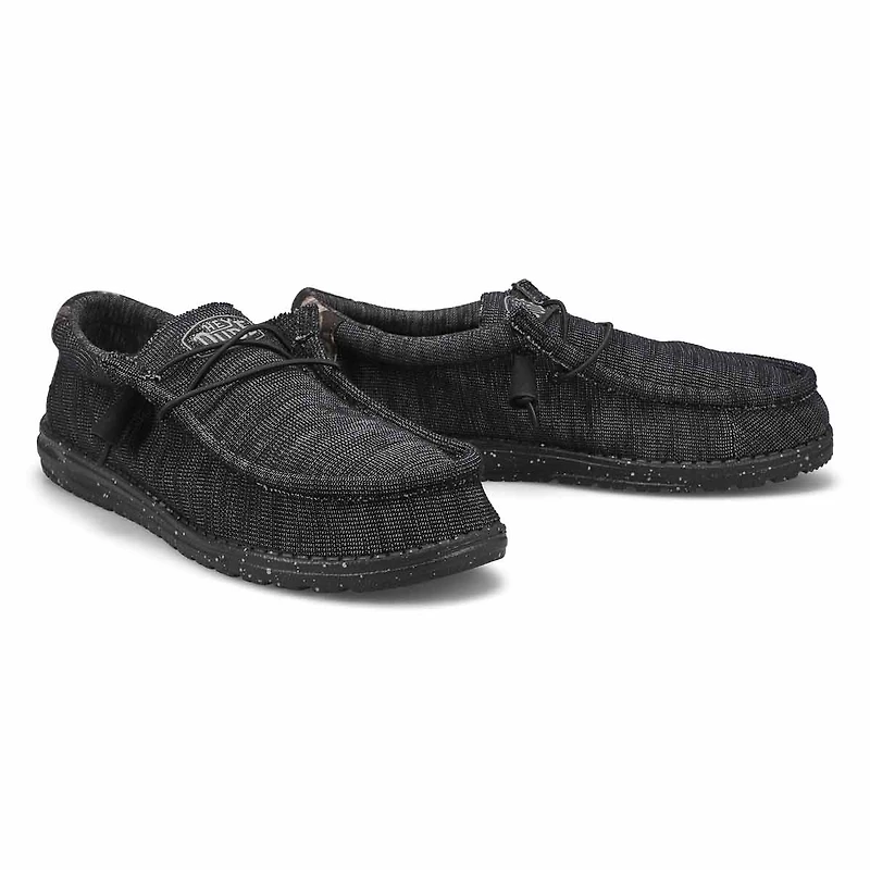 Men's Wally Stretch Poly Casual Shoe - Midnight