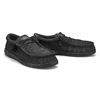 Men's Wally Stretch Poly Casual Shoe - Midnight