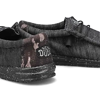 Men's Wally Stretch Poly Casual Shoe - Midnight