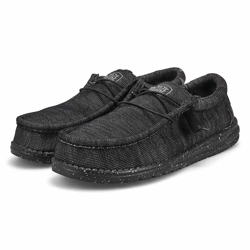 Men's Wally Stretch Poly Casual Shoe - Midnight