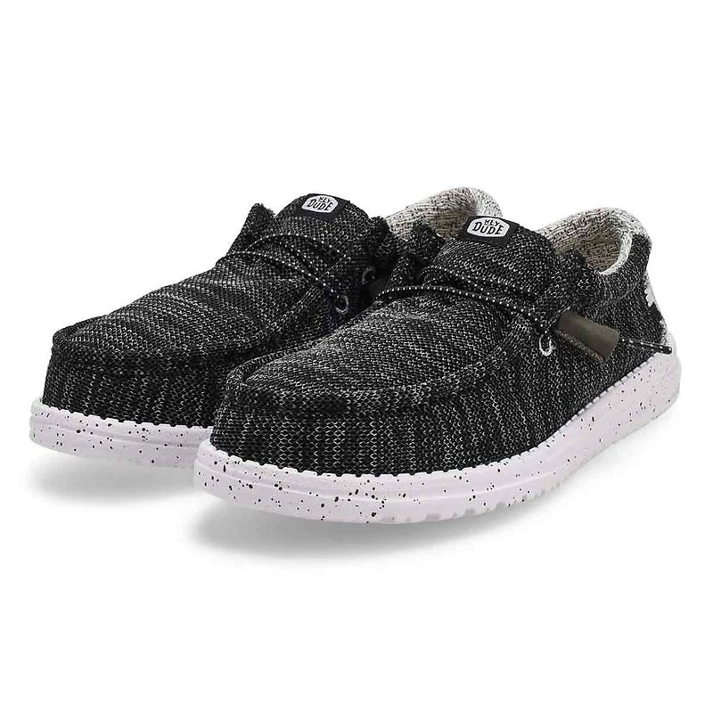 Men's Wally Stretch Casual Shoe - Meteorite