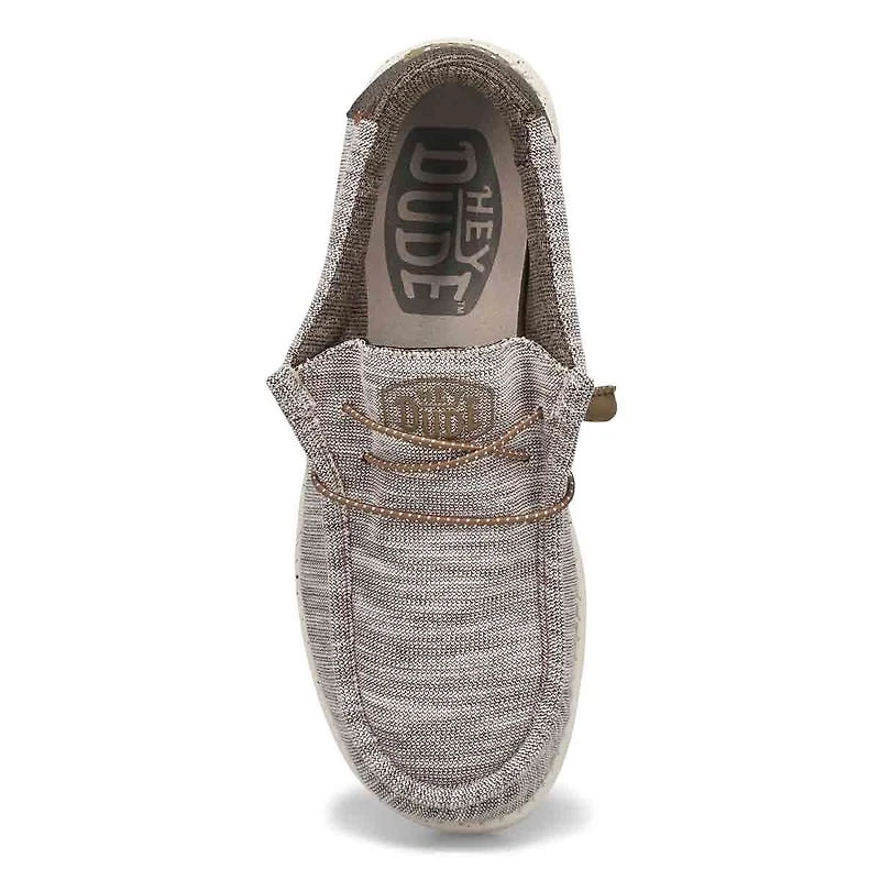 Men's Wally Stretch Casual Shoe - Meteorite