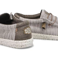 Men's Wally Stretch Casual Shoe - Meteorite
