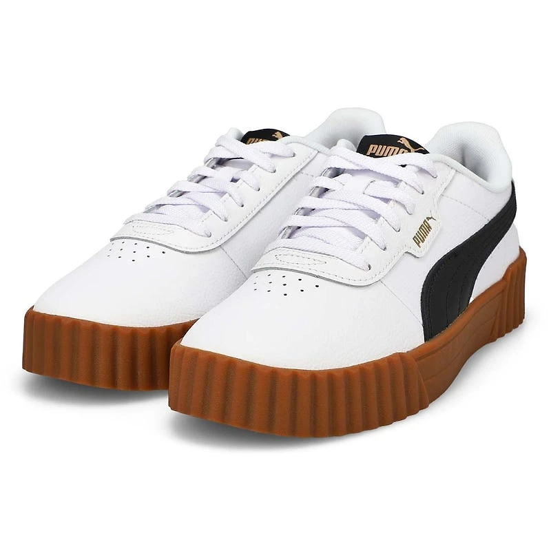 Baskets  lacets CARINA 3.0, blanc/vert, femmes