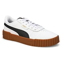 Baskets  lacets CARINA 3.0, blanc/vert, femmes