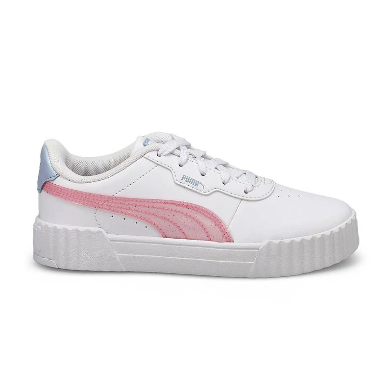 Baskets CARINA 3.0 BLURRY DREAMS, blanc/rose, enfa