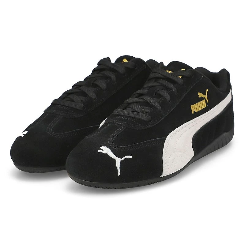 Women's Speedcat OG Lace Up Sneaker - Black/White