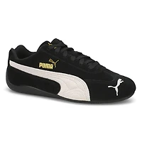 Women's Speedcat OG Lace Up Sneaker - Black/White