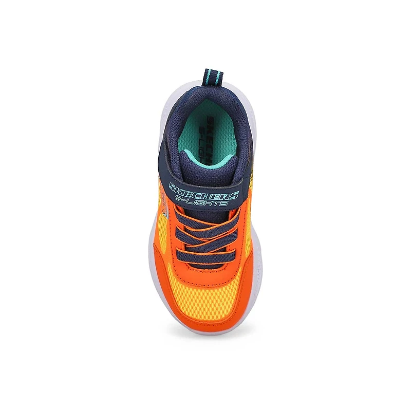 Infants' B Meteor-Lights Sneaker - Navy/Orange