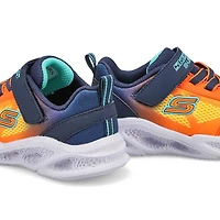 Infants' B Meteor-Lights Sneaker - Navy/Orange