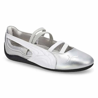 Ballerine SPEEDCAT BALLET SD, argent/blanc, femmes