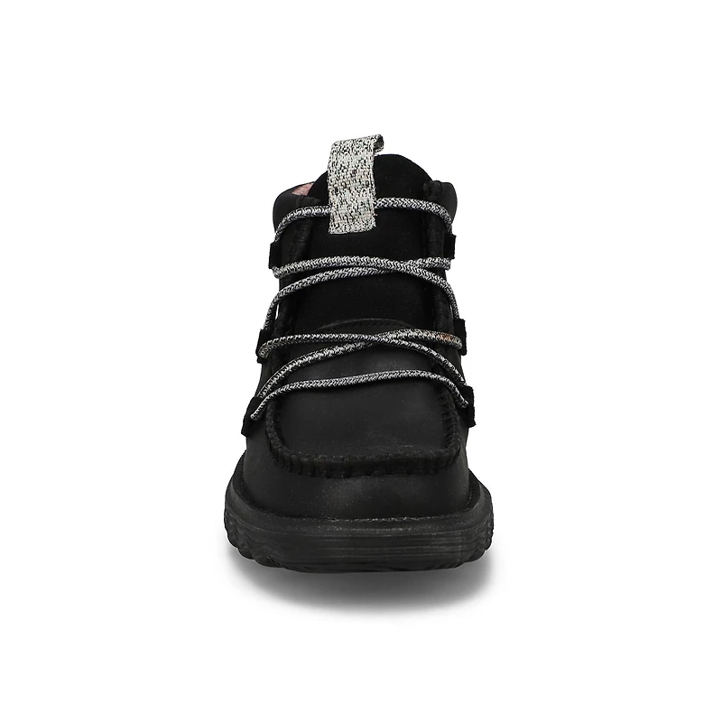 Women's Reyes Lace Up Ankle Boot - Black