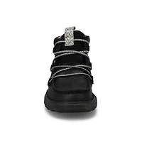 Women's Reyes Lace Up Ankle Boot - Black
