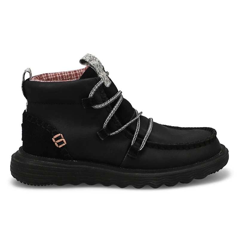 Women's Reyes Lace Up Ankle Boot - Black