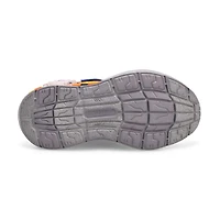 Boys' Skechers Garage sneaker blue/orange.