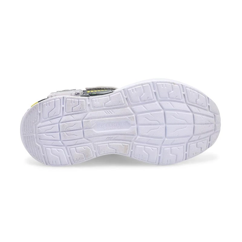 Espadrille Skechers Garage pour garons en bleu/or