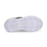 Espadrille Skechers Garage pour garons en bleu/or
