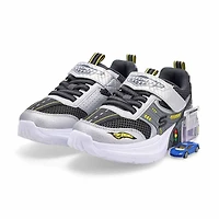 Espadrille Skechers Garage pour garons en bleu/or
