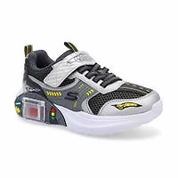 Espadrille Skechers Garage pour garons en bleu/or