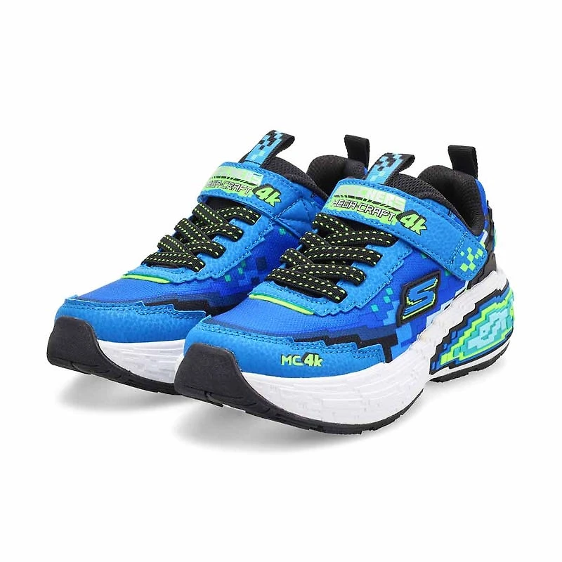 Boys' Mega Craft 4K Sneaker - Blue/Lime