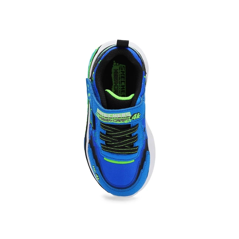 Infants' Mega-Scene Sneaker - Blue/Black/Lime