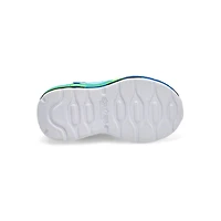 Infants'  Mega-Scene Sneaker - Blue/Black/Lime